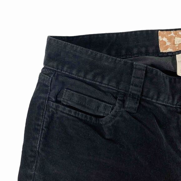 J Crew Matchstick Stretch Corduroy Black size 25S - Picture 4 of 5
